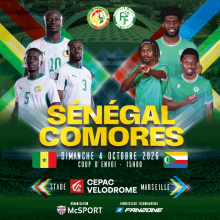 Affiche Sénégal / Comores